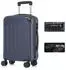 YONSLY YS2P 4-Rollen-Trolley 55 cm dark blue