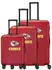 Travelite x NFL 4-Rollen-Trolley Set 55/67/76 cm (004740) Kansas City Chiefs