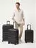 REDOLZ Pro ABS 4-Rollen-Trolley Set 53/65/74 cm (RD12472) black