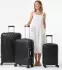 REDOLZ Essentials 01 4-Rollen-Trolley Set 53/66(77 cm (RD12460) black metallic