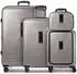 REDOLZ Essentials 14 4-Rollen-Trolley Set + Beautycase 4-teilig (RD12440) coffee grey metallic