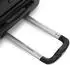 YONSLY Hartschalen-Trolley XL, ABS, schwarz, 4 Rollen 360°, Zahlenschloss