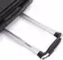 YONSLY Hartschalen-Rollkoffer ABS, 4 Rollen 360°, Zahlenschloss, schwarz