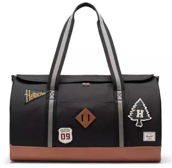 Herschel Heritage Duffle 37L, Patches Black, Unisex