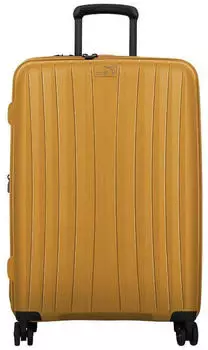 JUMP Enaïs Trolley 4 Rollen 66cm mit Dehnfalte, gelb (T24EX-yellow)