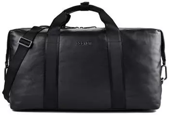 Bogner Calgary Edward Weekender Reisetasche, Echtleder, schwarz, 55cm