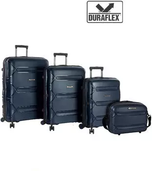 Heys Milos 4-tlg. Kofferset (BC/S/M/L) erweiterbar, navy