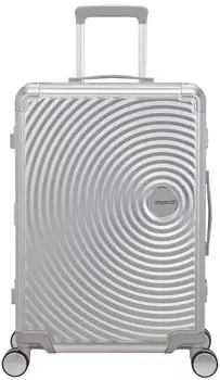 American Tourister Soundbox Spinner Alu M silver (155710-1776)