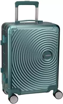 American Tourister Soundbox Spinner Alu S dusty turquoise (155707-A644)