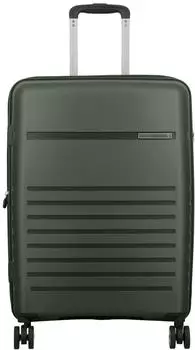 JUMP Aven Trolley M 65cm erweiterbar, 4 Rollen, Polypropylen, khaki (AV24EX-khaki)
