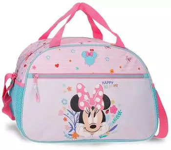 Joumma Bags Minnie "Happy To Be Me" Reisetasche, rosa, 40x28x22cm