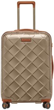 Stratic Leather & More 4-Rollen-Trolley 66 cm champagne