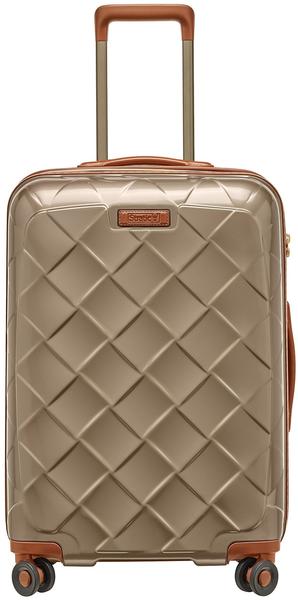 Stratic Leather & More 4-Rollen-Trolley 66 cm champagne