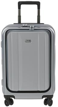 Stratic Straight 4-Rollen-Trolley 55 cm silver
