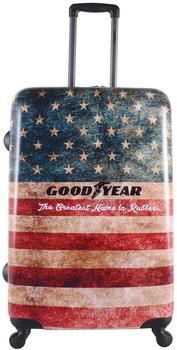 Goodyear Good Year Authentic Trolley (4 Rollen) 77 cm - mehrfarbig