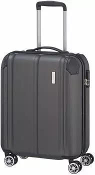 Travelite City 4-Rollen-Trolley 55 cm anthracite – Travelite City 4-Rollen-Trolley 55 cm anthracite: Ihr perfekter Reisebegleiter