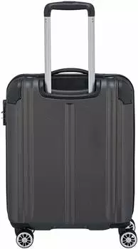 Travelite City 4-Rollen-Trolley 55 cm anthracite – Robuste Hartschale und durchdachte Innenausstattung