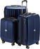 Hauptstadtkoffer X-Berg 4-Rollen-Trolley Set 55/65/75 cm glossy dark blue