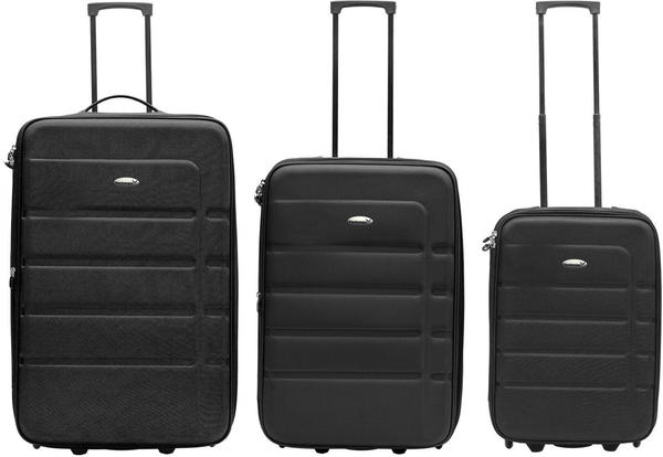 Packenger Easy Traveller Upright Set 50/60/70 cm black