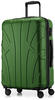 Suitline Reisekoffer Hartschale, Trolley, 4 Rollen, grün, 68 Liter, 66cm