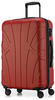 Suitline Reisekoffer Hartschale, Trolley, 4 Rollen, rot, 68 Liter, 66cm