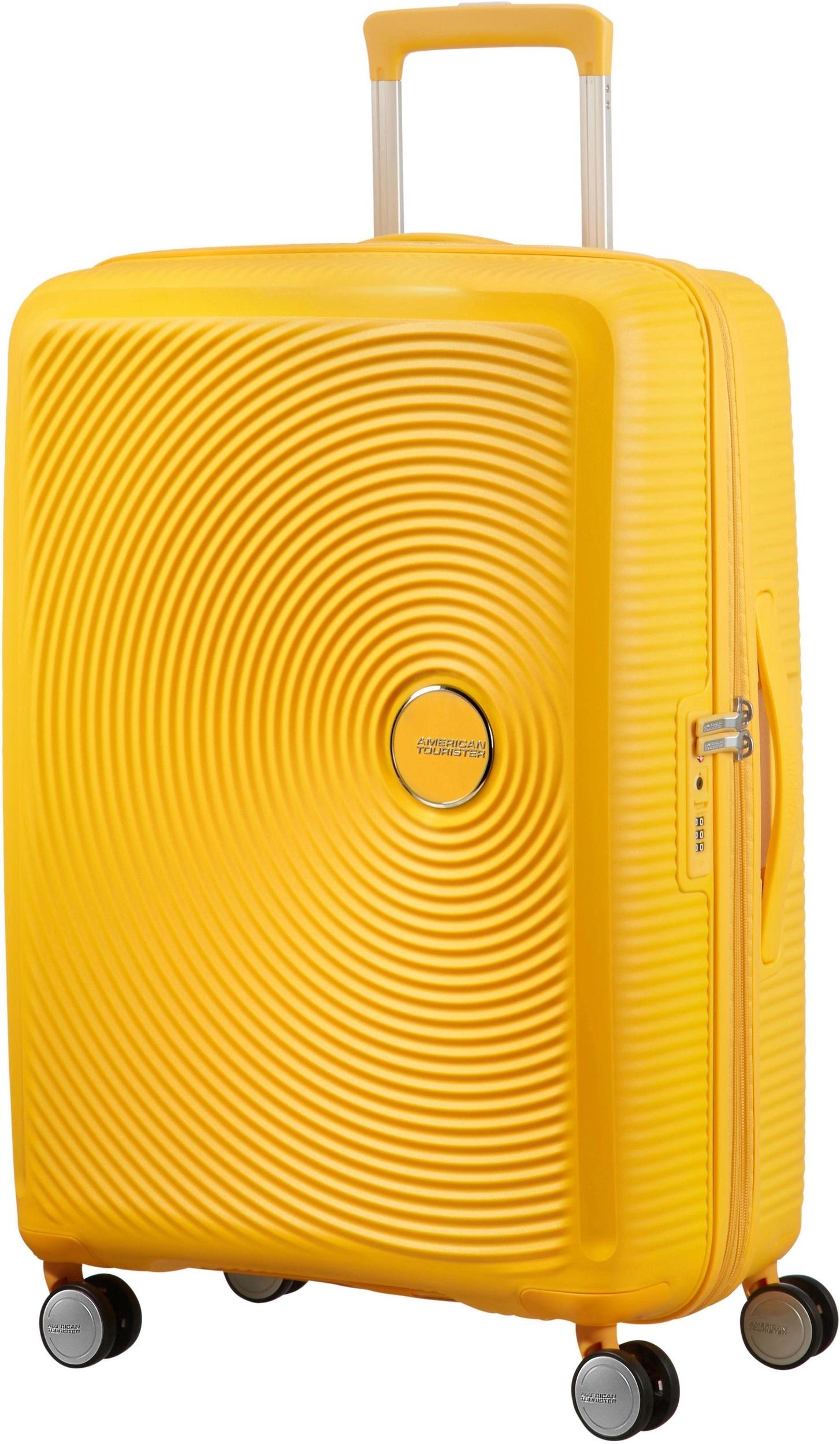 American Tourister 112,00 cm ab yellow 4-Rollen-Trolley Test 67 golden Soundbox € 