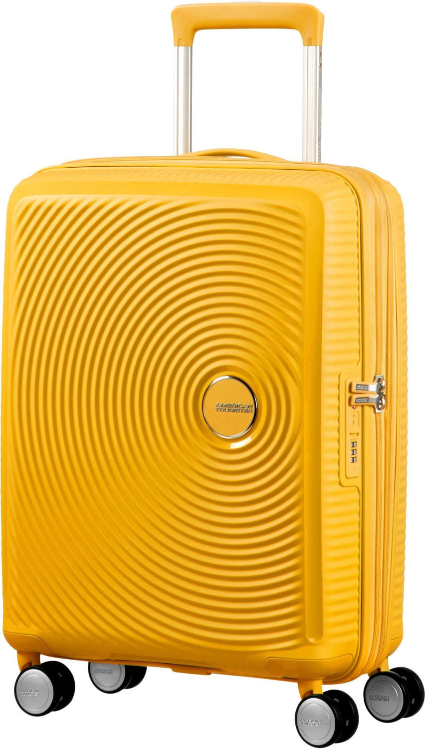 American Tourister Soundbox 4-Rollen-Trolley 55 cm golden yellow  Erfahrungen 4.1/5 Sternen