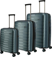 travelite Trolleyset "AIR BASE 3-teilig Reisekoffer Hartschale" mit TSA-Schloss und