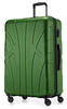 Suitline Reisekoffer Hartschale, Trolley, 4 Rollen, grün, 110 Liter, 76cm