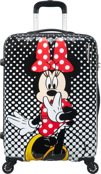 American Tourister Disney Legends 4 Wheel Trolley 65 cm Minnie Mouse Polka Dot