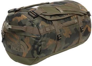 The North Face Base Camp Duffel S (3ETO) burnt olive green waxed camo print/burnt olive