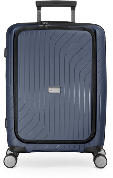 Hauptstadtkoffer TXL Handgepäck Hartschale Laptopfach TSA 55 cm dunkelblau matt