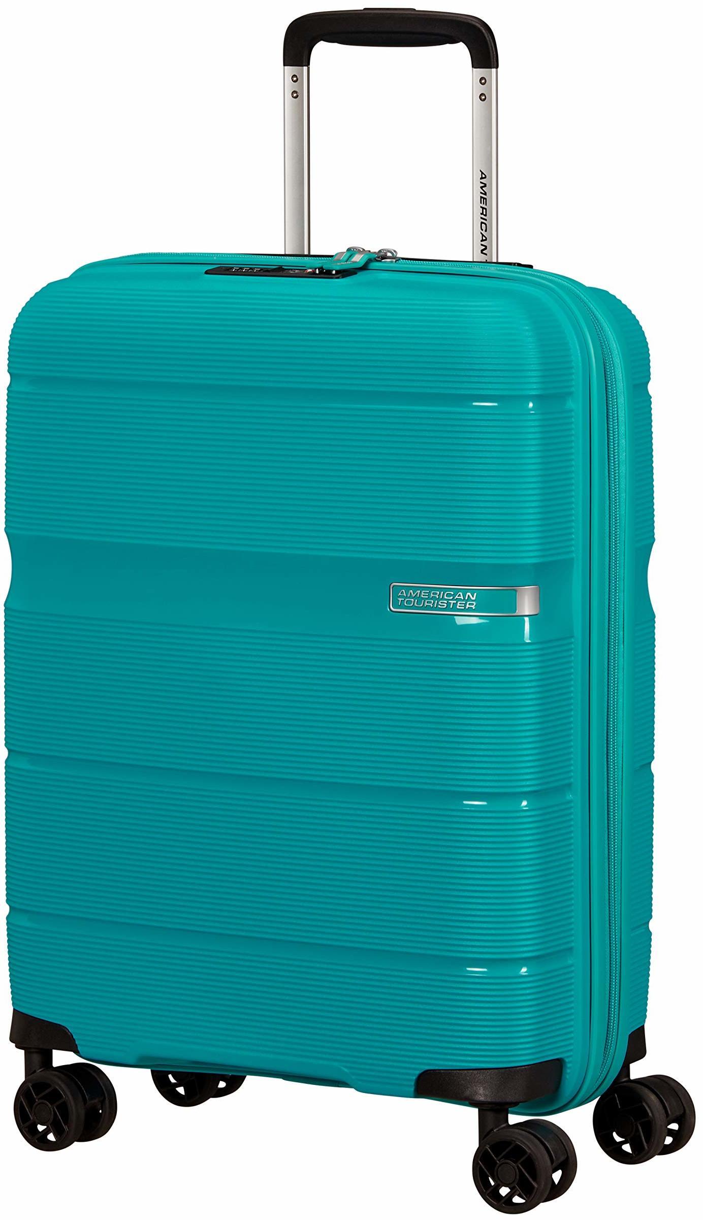 American Tourister Linex 4WheelTrolley 55 cm blue ocean Erfahrungen 4.4/5 Sternen