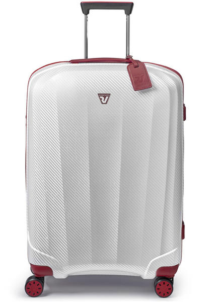 Roncato We Are Glam 4-Rollen-Trolley 80 cm weiß/rot