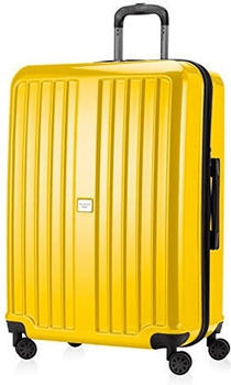 Hauptstadtkoffer X-Berg 4-Rollen-Trolley 75 cm glossy yellow