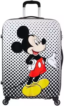 American Tourister Disney Legends 4 Wheel Trolley 75 cm mickey mouse polka