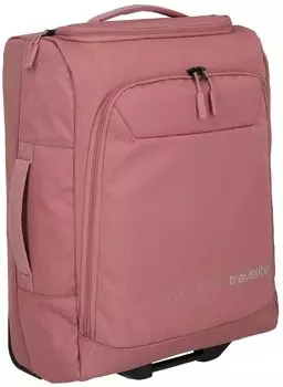 Travelite Kick Off Trolley Reisetasche 55 cm rosé – Robustes Material und Leichtes Gewicht