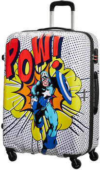 American Tourister Marvel Legends 4-Rollen-Trolley 75 cm Captain America Pop Art