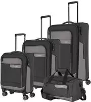 travelite Trolleyset "VIIA S/M/L und Reisetasche" Kofferset Reisegep&auml;ck mit