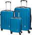 CHECK.IN London 2.0 4-Rollen-Trolley-Set 75/67/55 cm turquoise