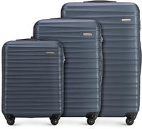 WITTCHEN Reisekoffer 3er Koffer-Set Rollkoffer Trolley Handgep&auml;ck Reisekofferset -