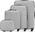 grey: Wittchen 4-Rollen-Trolley Set 54/67/77 cm & Beauty Case (56-3A-31K)