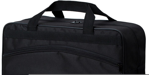 BambiniWelt Handgepäck-Reisetasche 40 x 30 x 20 cm schwarz/schwarz