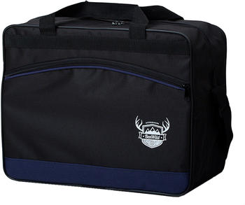 BambiniWelt Handgepäck-Reisetasche 40 x 30 x 20 cm schwarz/blau
