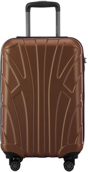 Suitline 4-Rollen-Trolley 55 cm brown (S20-8801M)