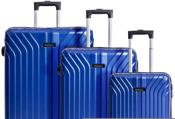 REDOLZ Essentials 02 4-Rollen-Trolley Set 55/67/76 cm (RD0207111) blau