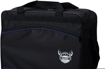 BambiniWelt Handgepäck-Reisetasche 40 x 25 x 20 cm schwarz/blau