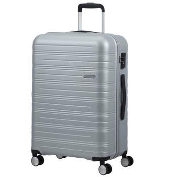 American Tourister High Turn 4-Rollen-Trolley 67 cm silver