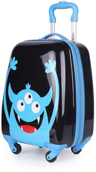 Hauptstadtkoffer For Kids 47 cm Monster black/blue