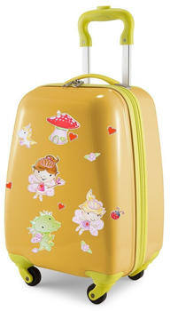 Hauptstadtkoffer For Kids 47 cm + Stickers Faries yellow